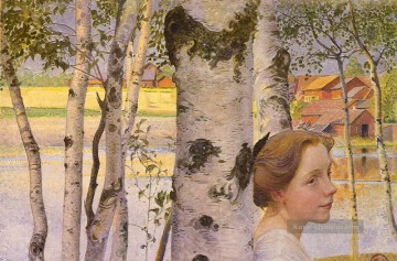  19 Kunst - Schwedische 1853to 1919 Lisbeth am Birken SnD 1910 Carl Larsson